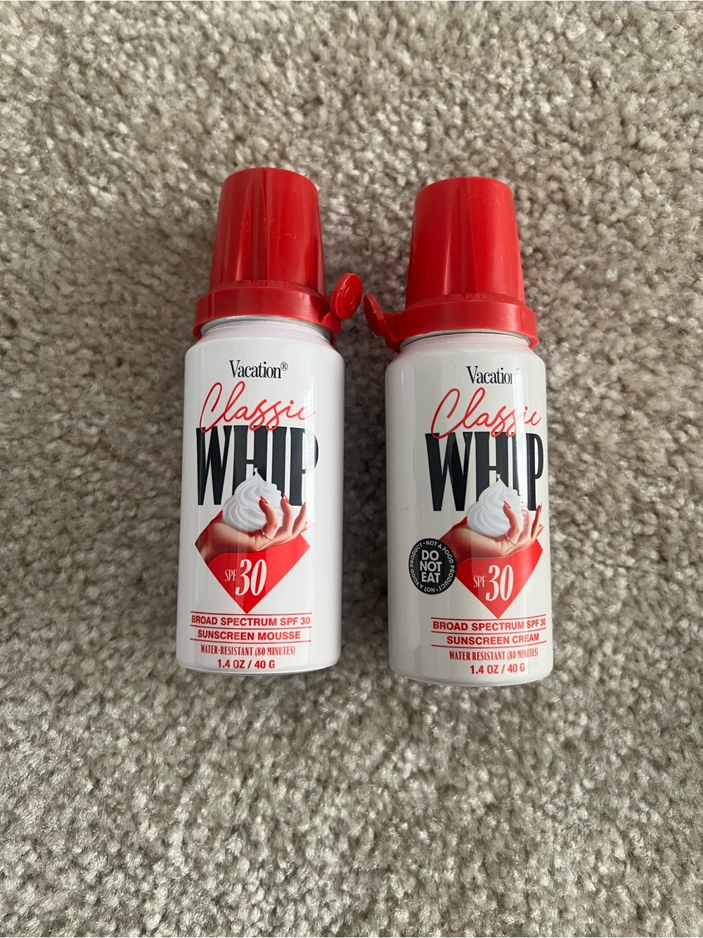 Vacation Classic Whip SPF 30 Sunscreen Cream - 2pack